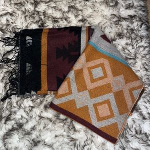 Etc! By Rue21 Southwestern/Aztec Blanket Scarf
